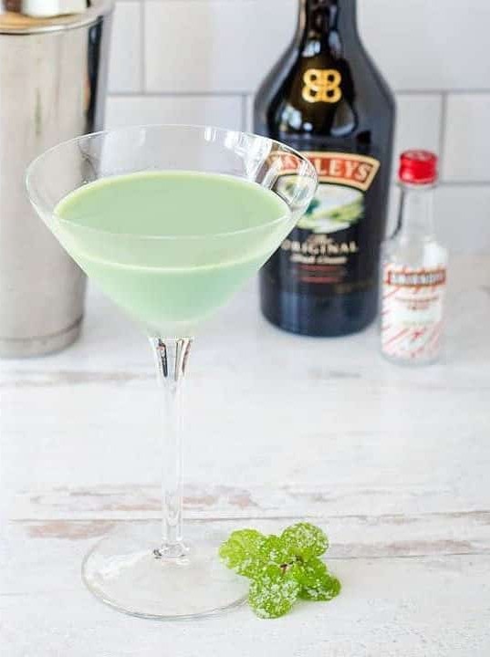 Shamrock Martini With Baileys