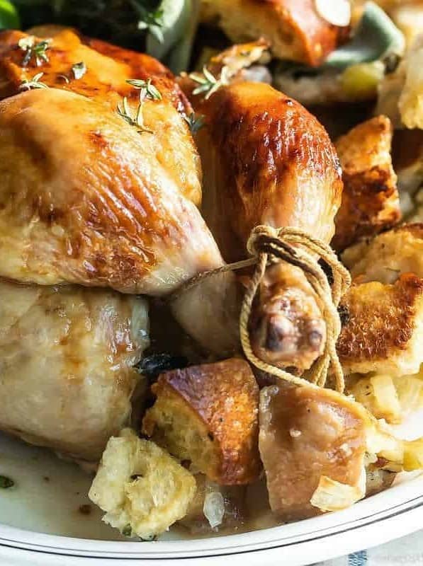 Cornish Hens with Stuffing