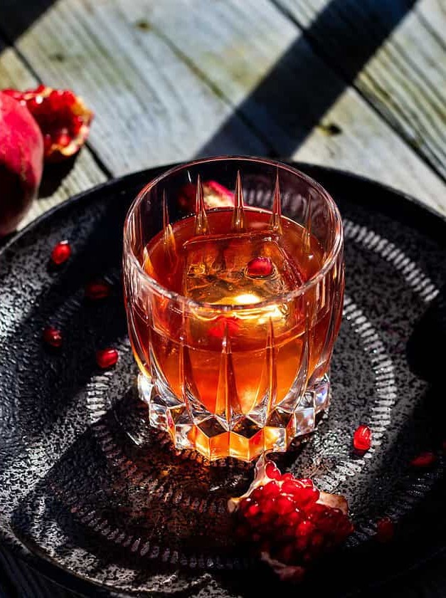 Old Fashioned Pomegranate Cocktail