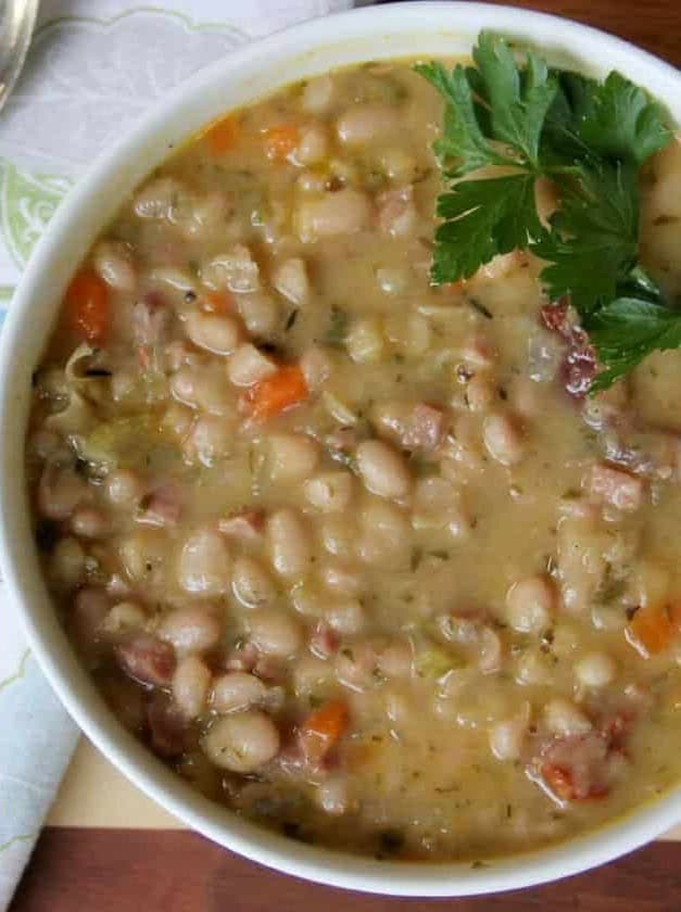 Navy Bean and Ham Soup