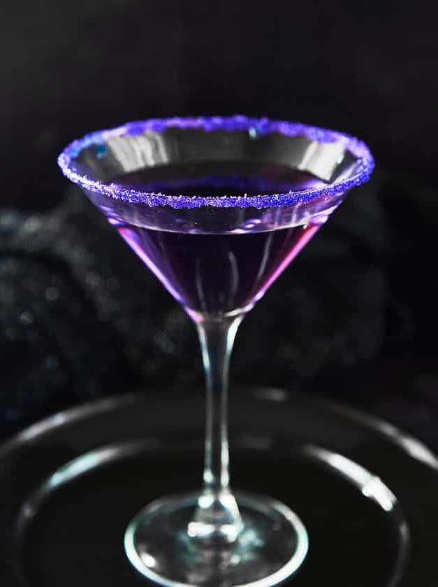 Purple People Eater Halloween Cocktail