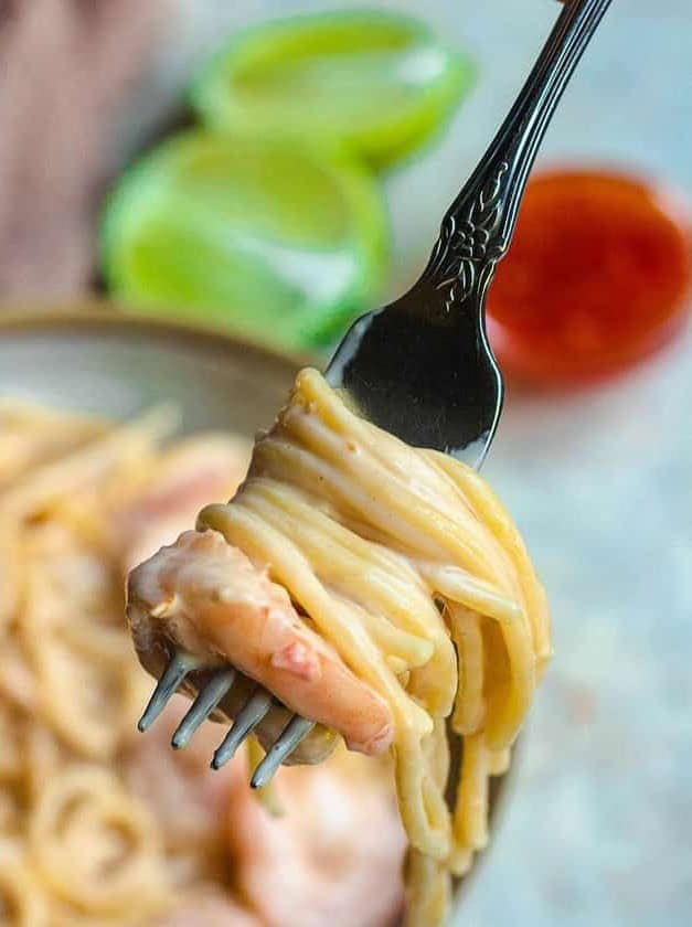 Bang Bang Shrimp Pasta