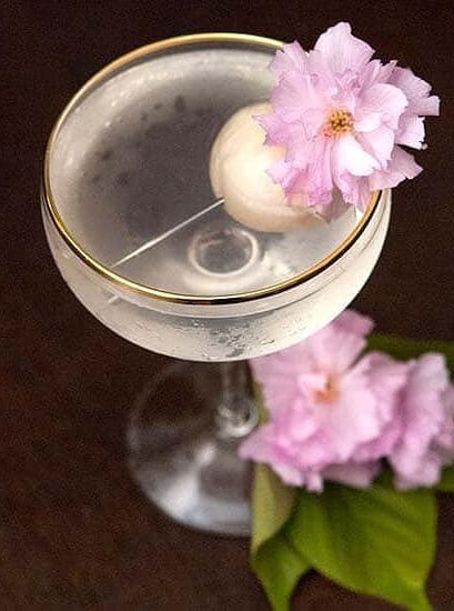 The Sake Lychee Martini