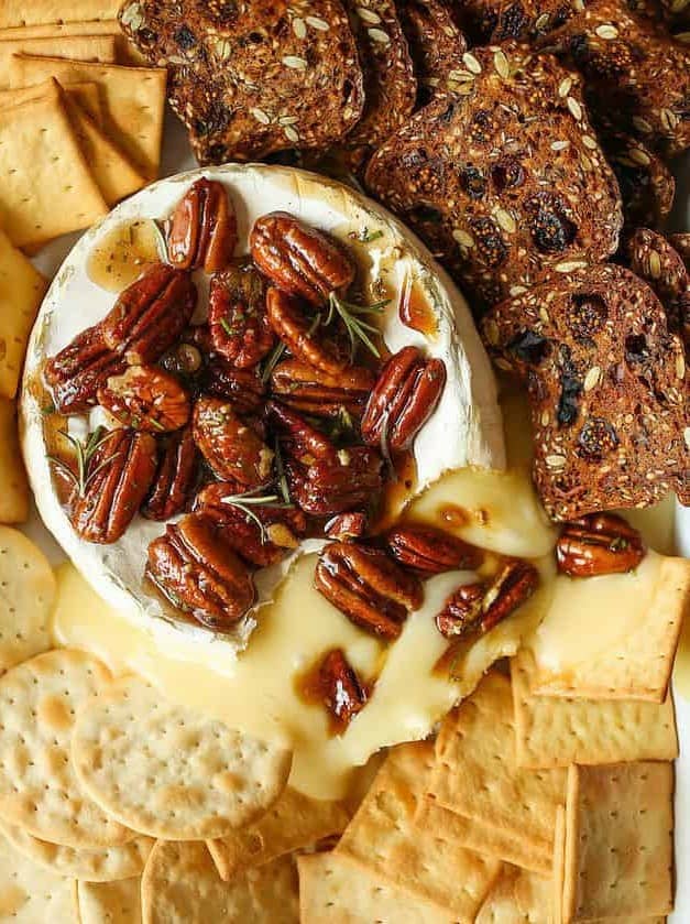 Maple Pecan Baked Brie