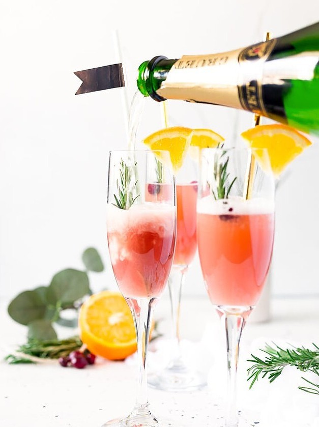 Cranberry Orange Mimosa