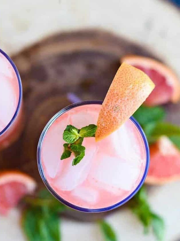 Virgin Pink Grapefruit Mojito