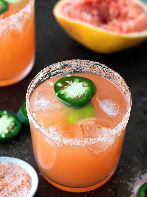 Grapefruit Jalapeno Spicy Margarita