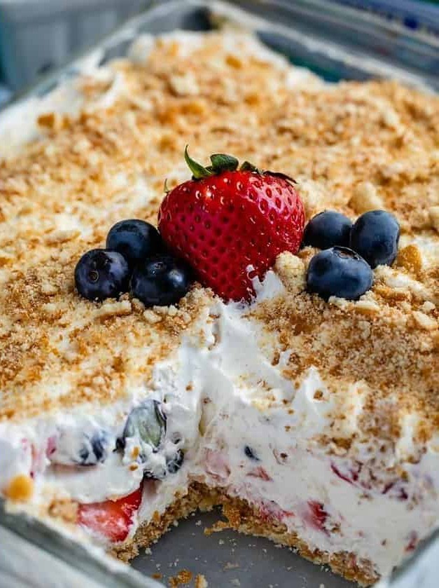 No Bake Berry Dessert Lush