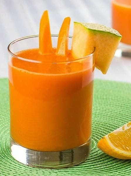 Carrot Orange Cantaloupe Juice