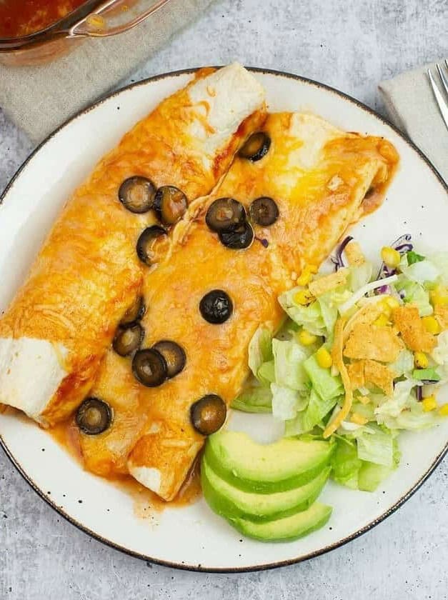 Crock Pot Chicken Enchiladas