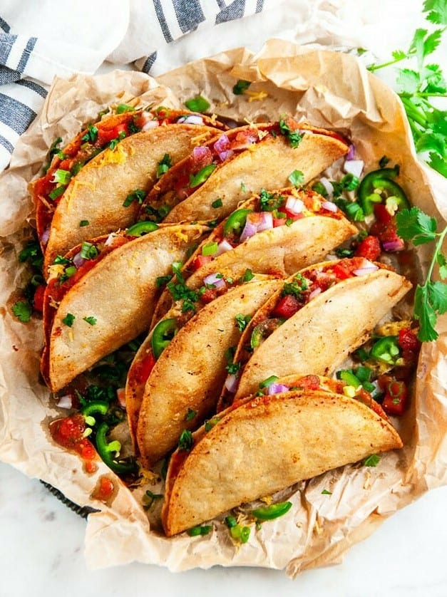 Cheesy Potato Tacos