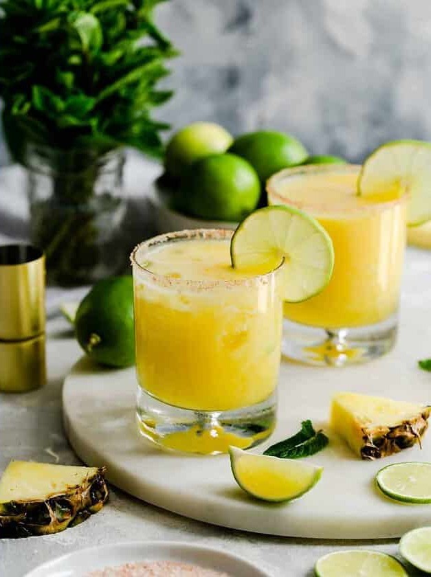 Frozen Pineapple Margaritas