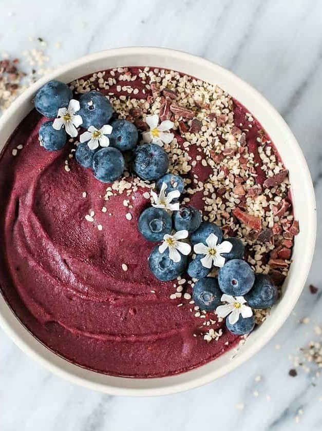 Triple Berry Protein Açai Bowl