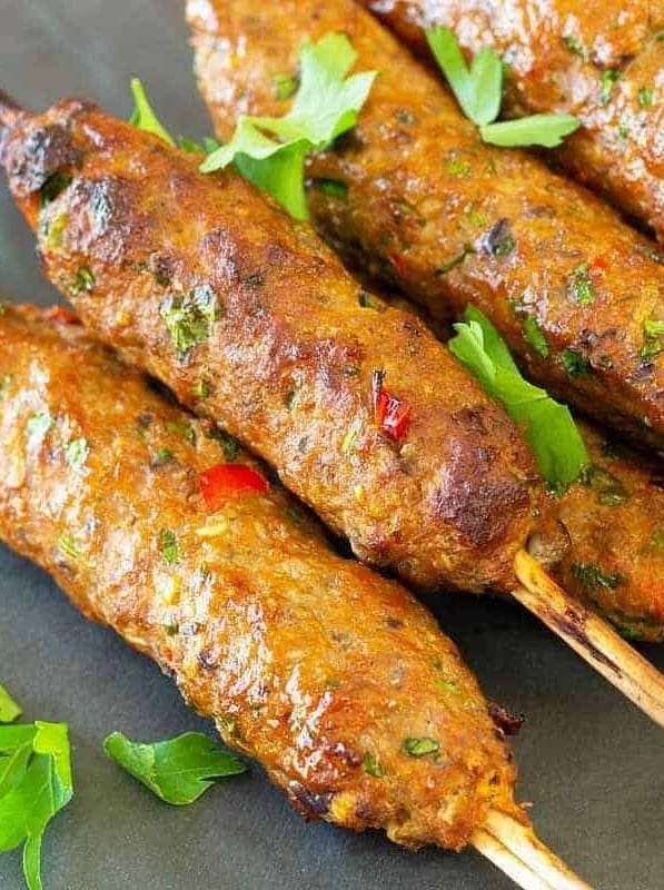 Baked Beef Kofta Kebabs