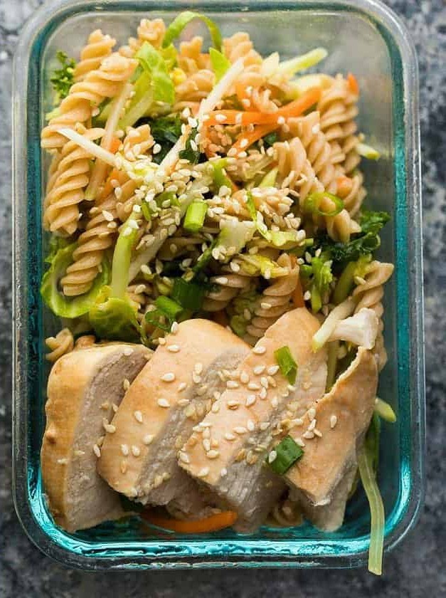 Sesame Chicken Pasta Salad