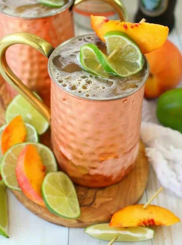 Ginger Peach Moscow Mule