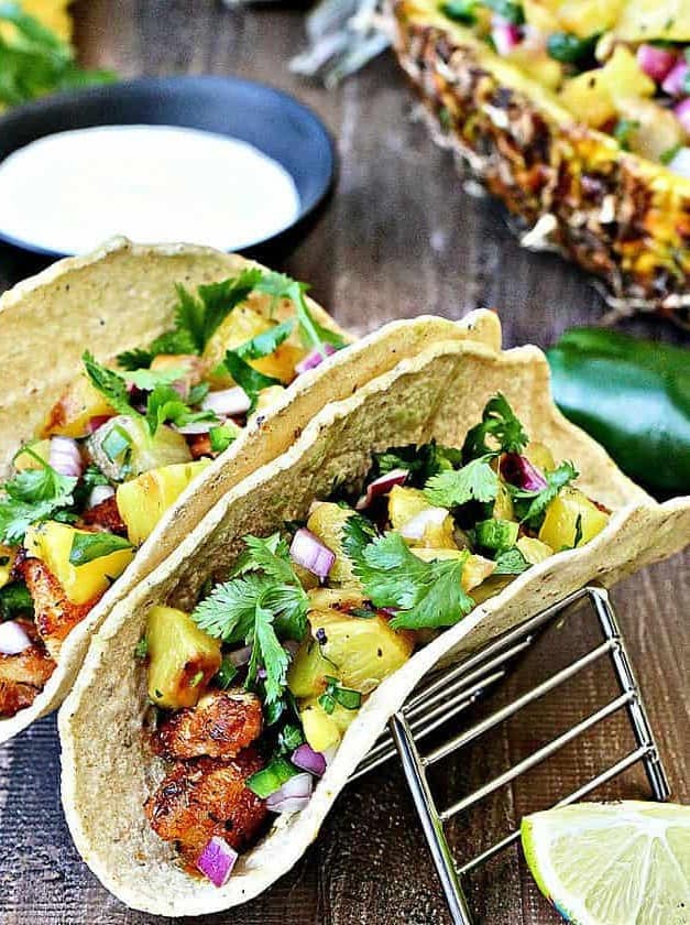 Fish Tacos with Pineapple Salsa