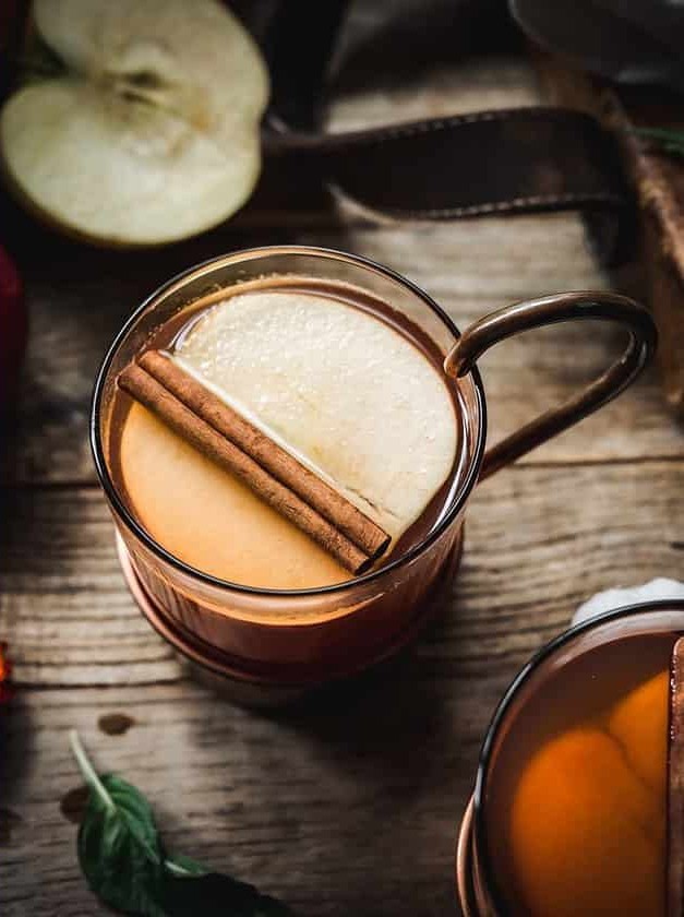 Hot Apple Cider Cocktail