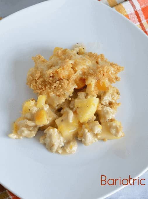 Creamy Chicken Casserole with Butternut Squash & Apples