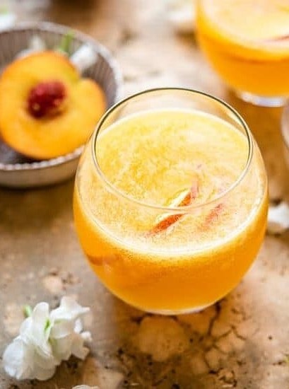 Peach Bellini Cocktail