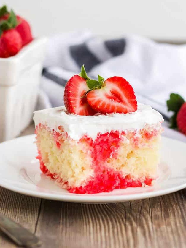 Strawberry Poke Cake