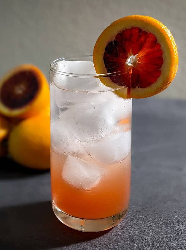 Blood Orange Vodka Soda