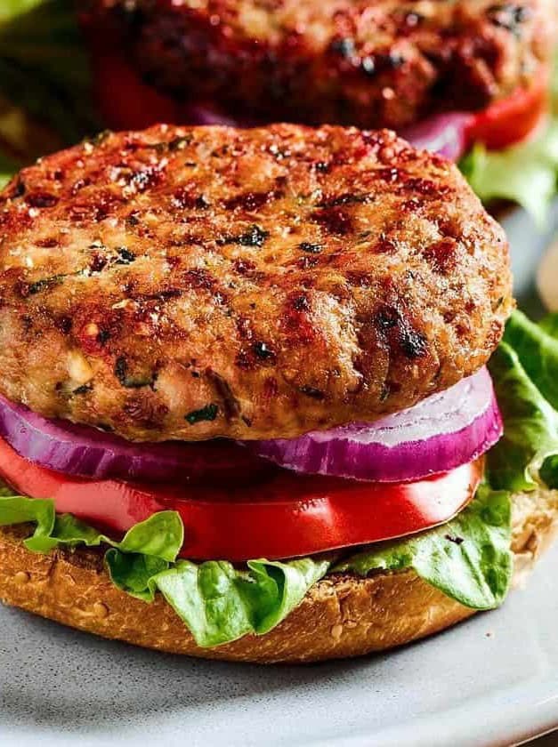 Air Fryer Turkey Burgers