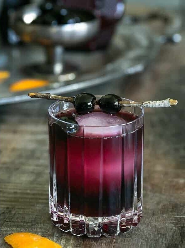 Red Moon Over Manhattan Cocktail