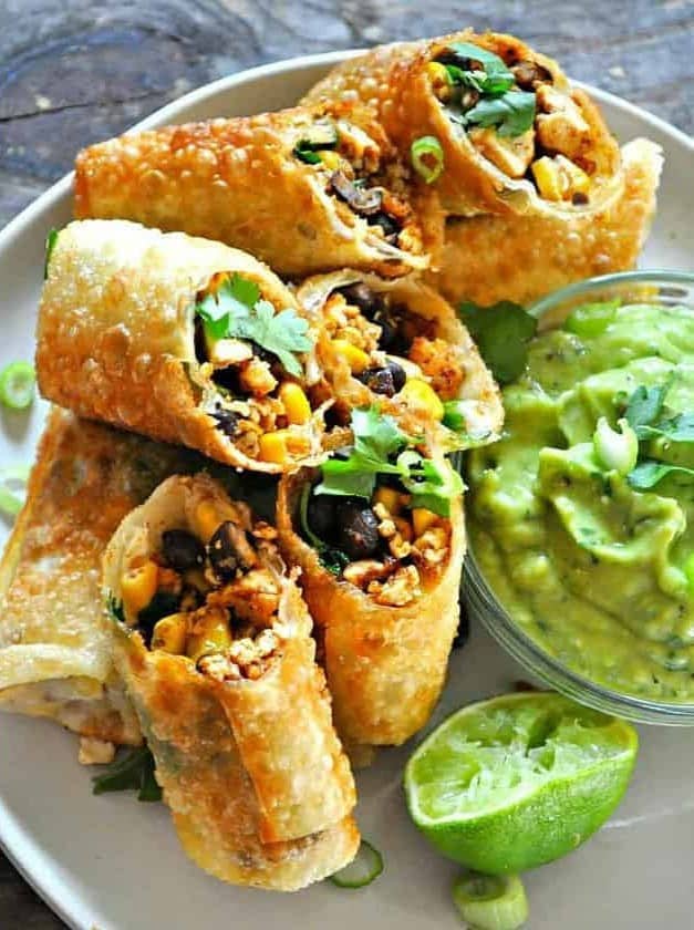 Vegan Tex Mex Egg Rolls