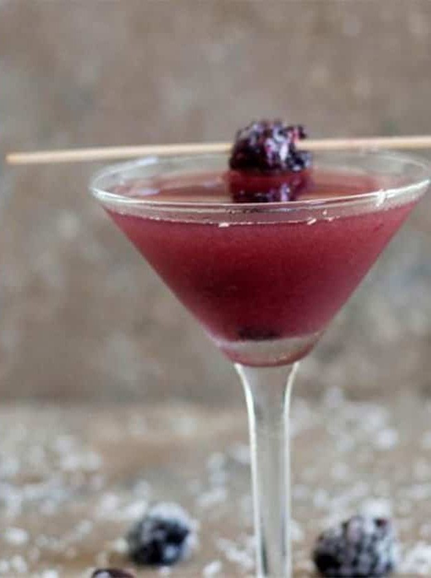 Blackberry Martini