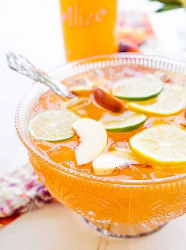 Spiked Peach Punch