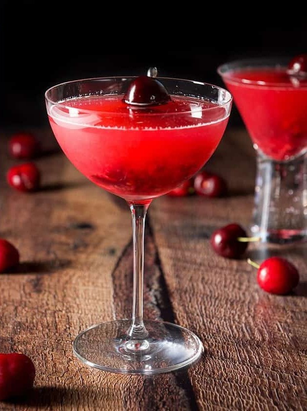 Bing Cherry Cosmo Cocktail