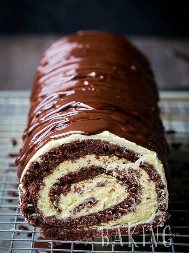 Chocolate Custard Roll