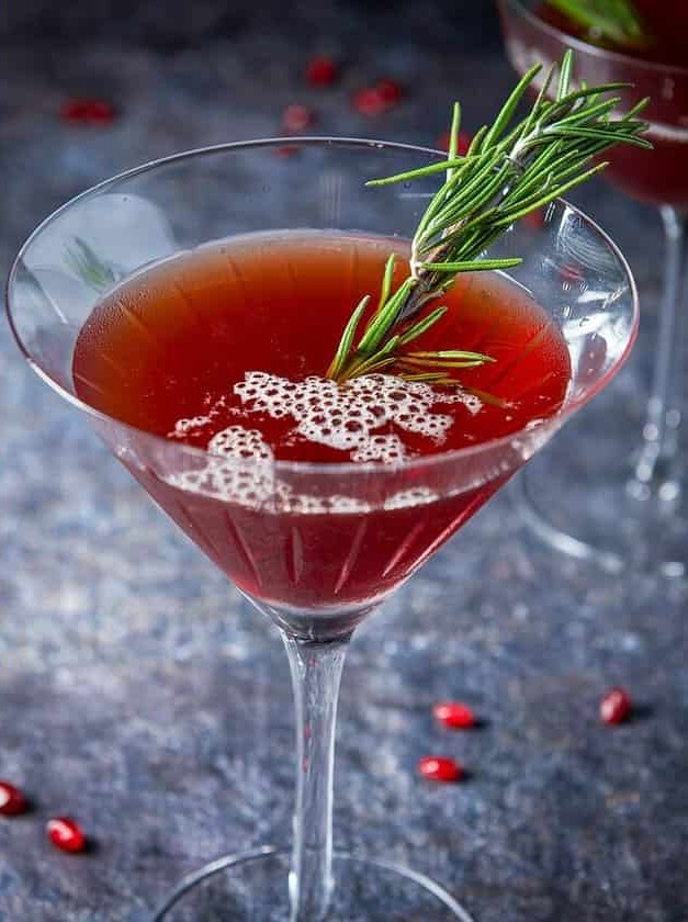 Pomegranate Manhattan