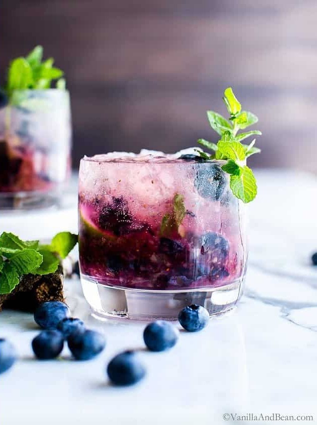 Blueberry Mojitos