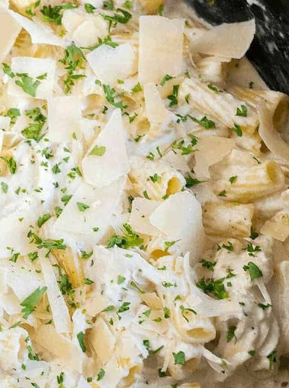 Crock Pot Chicken Alfredo