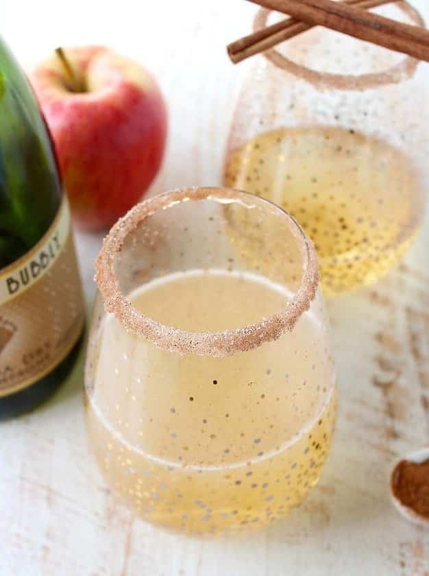 Apple Cider Champagne Cocktail