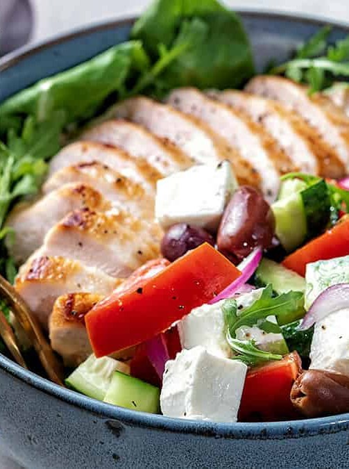 Greek-Styled Chicken Protein Bowl