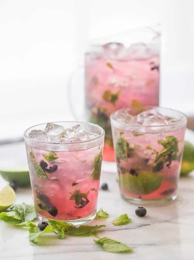 Blueberry Mojitos