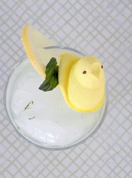 Sparkling Lemon Peep Mojito