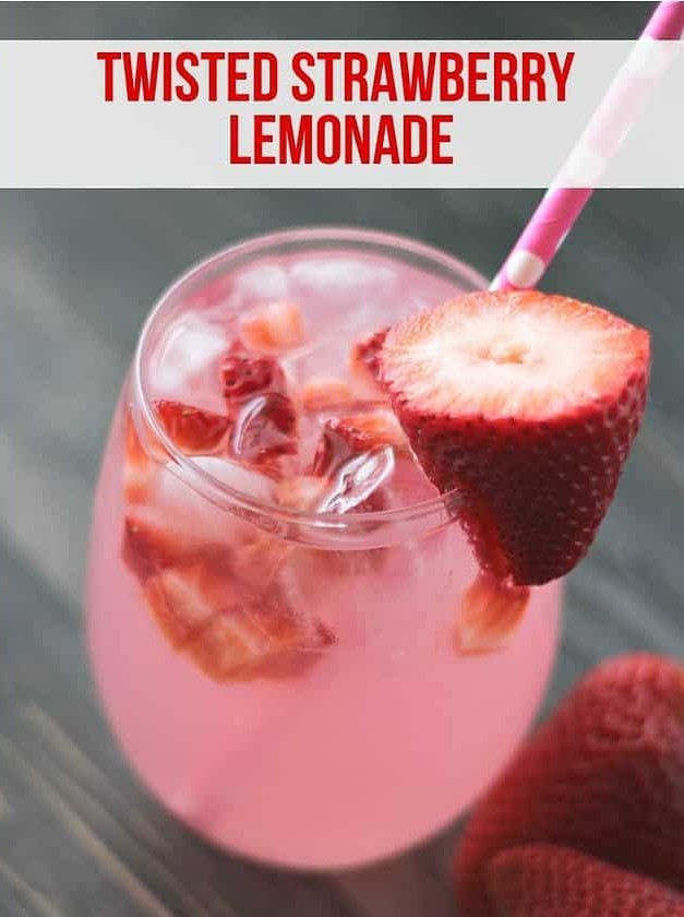 Refreshing Strawberry Lemonade Vodka Cocktail