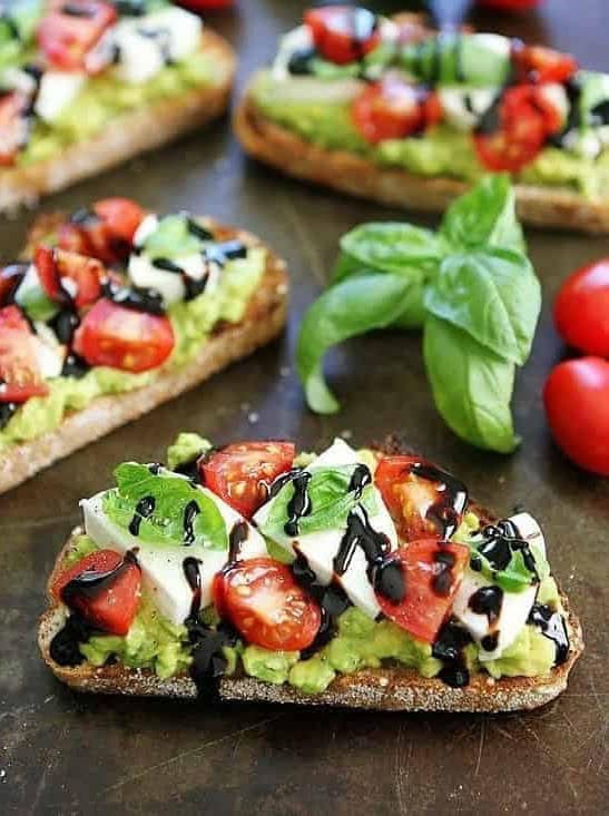 Caprese Avocado Toast