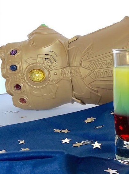 Avengers Infinity Stone Layered Cocktail