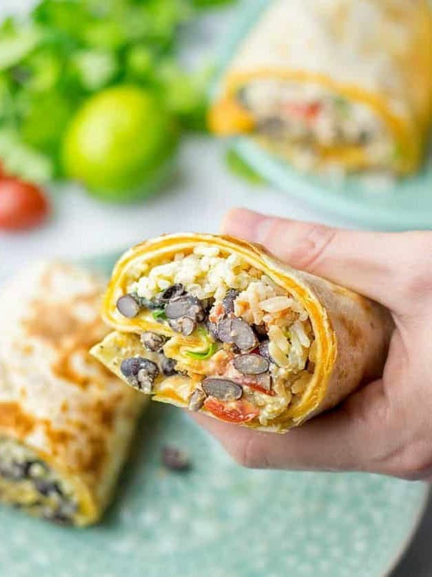 Rice and Beans Quesarito