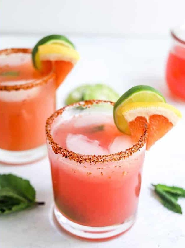 Simple Lime Grapefruit Margarita