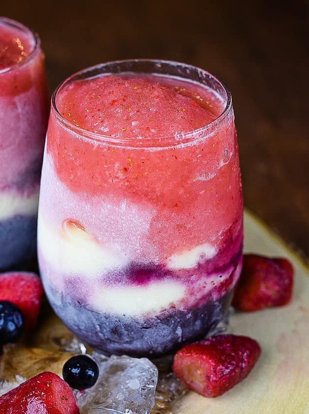 Very Berry Wine Slushies