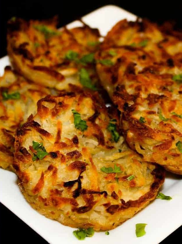 Oven Baked Potato Latkes