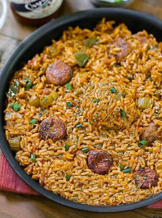 Creole Chicken and Sausage Jambalaya