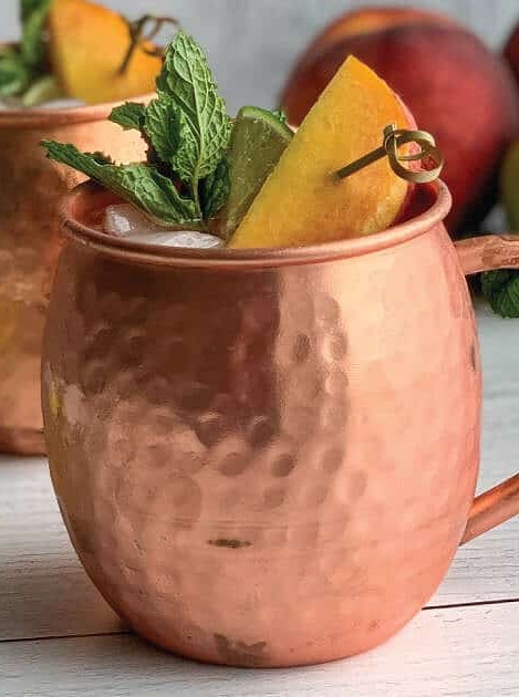 Peach Moscow Mules