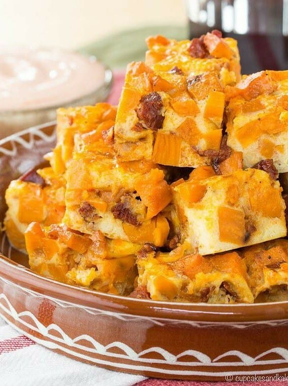 Chorizo and Sweet Potato Spanish Tortilla Bites